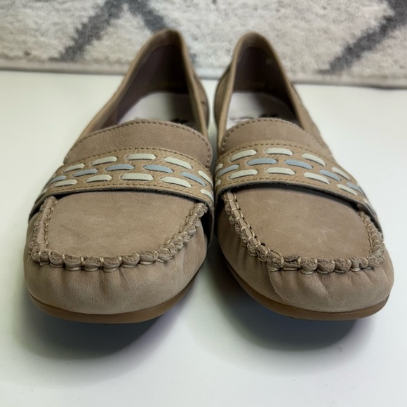 Rieker Women’s EU 38 Tan Flats Moccasin-Style Loafers Soft Leather Anti-Stress - Picture 2 of 10